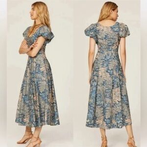 ULLA JOHNSON Malie Midi Dress Sz 2